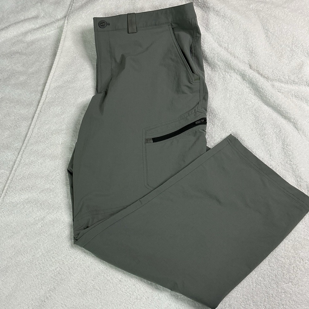 LL Bean Men's Outdoor Hiking Size 38w X 38in Reg‎ Grey Pants